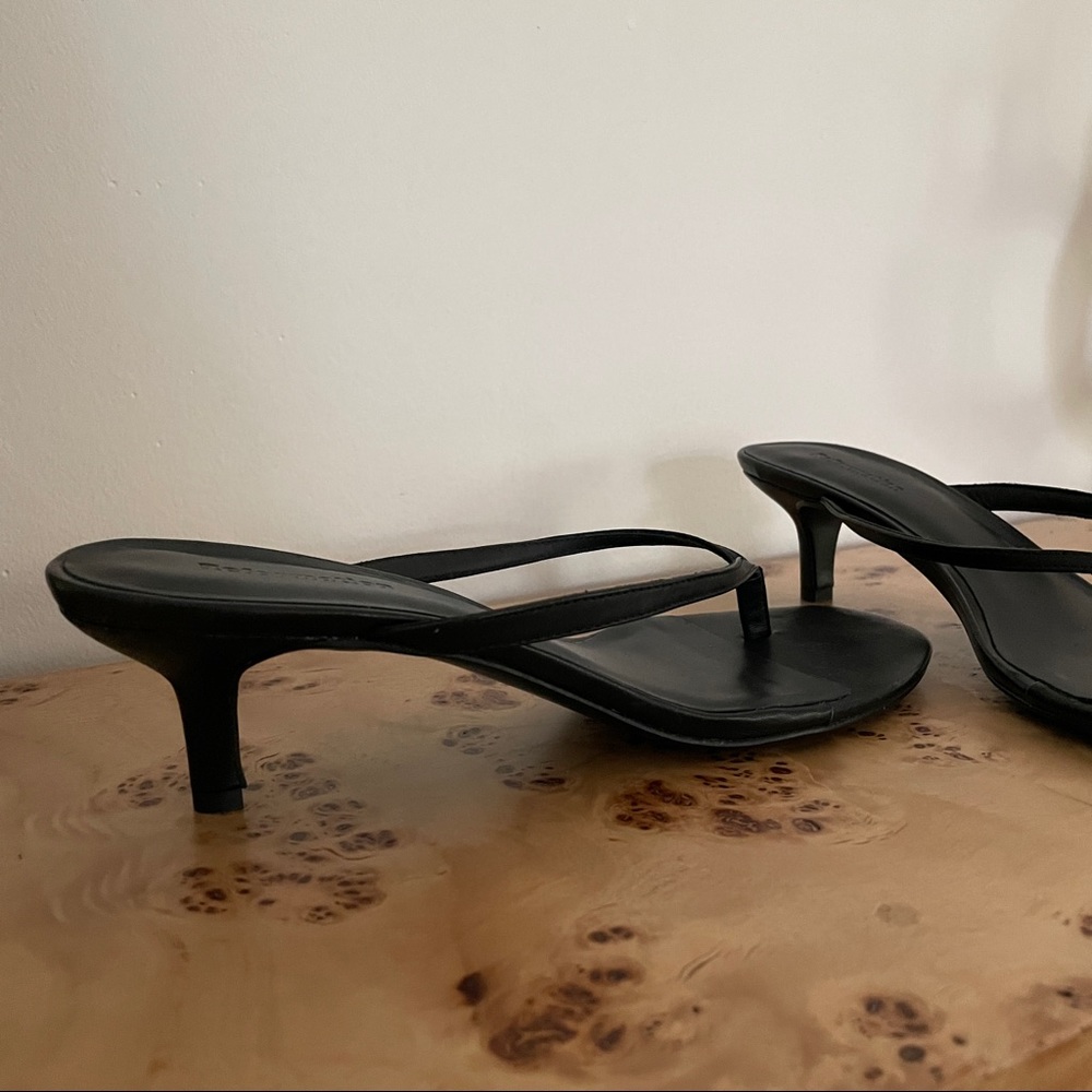 Reformation Caroline Thong Sandal Heel black 8.5
